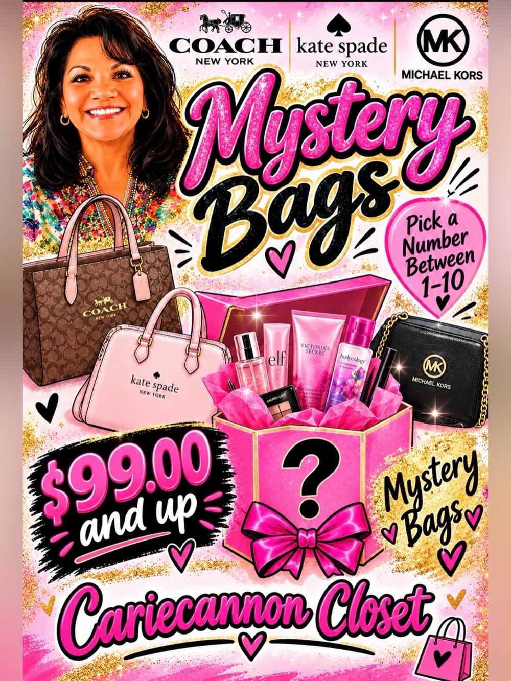 Mystery Bag - Pink Beauty Bundle  this Sunday live 2:30 pm Central